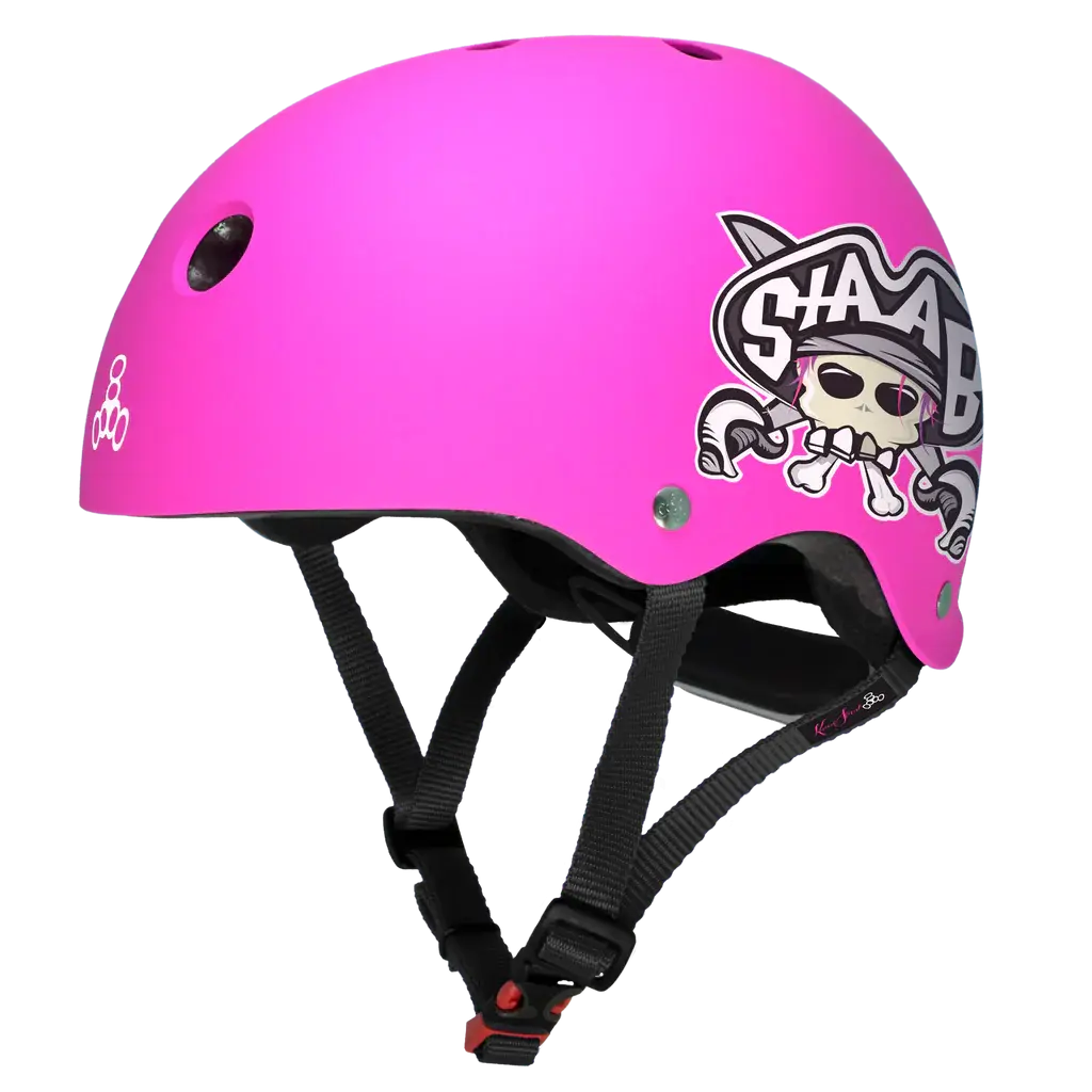 Triple Eight Lil 8 Staab Edition Neon Pink Matte Jr Çocuk Kask