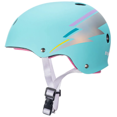 Triple Eight The Certified Sweatsaver Teal Hologram Kask
