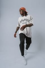 Jacey Jace Balance Oversize Ekru T-Shirt