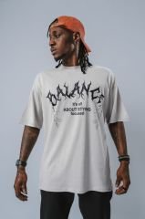 Jacey Jace Balance Oversize Ekru T-Shirt
