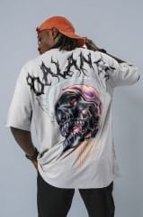 Jacey Jace Balance Oversize Ekru T-Shirt