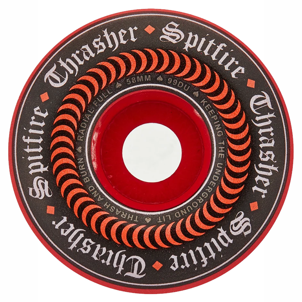 Spitfire x Thrasher F4 Oath Radial Full  58mm 99Du Kaykay Tekerleği