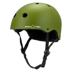 Pro Tec Low Pro Certified Matte Army Green Kask