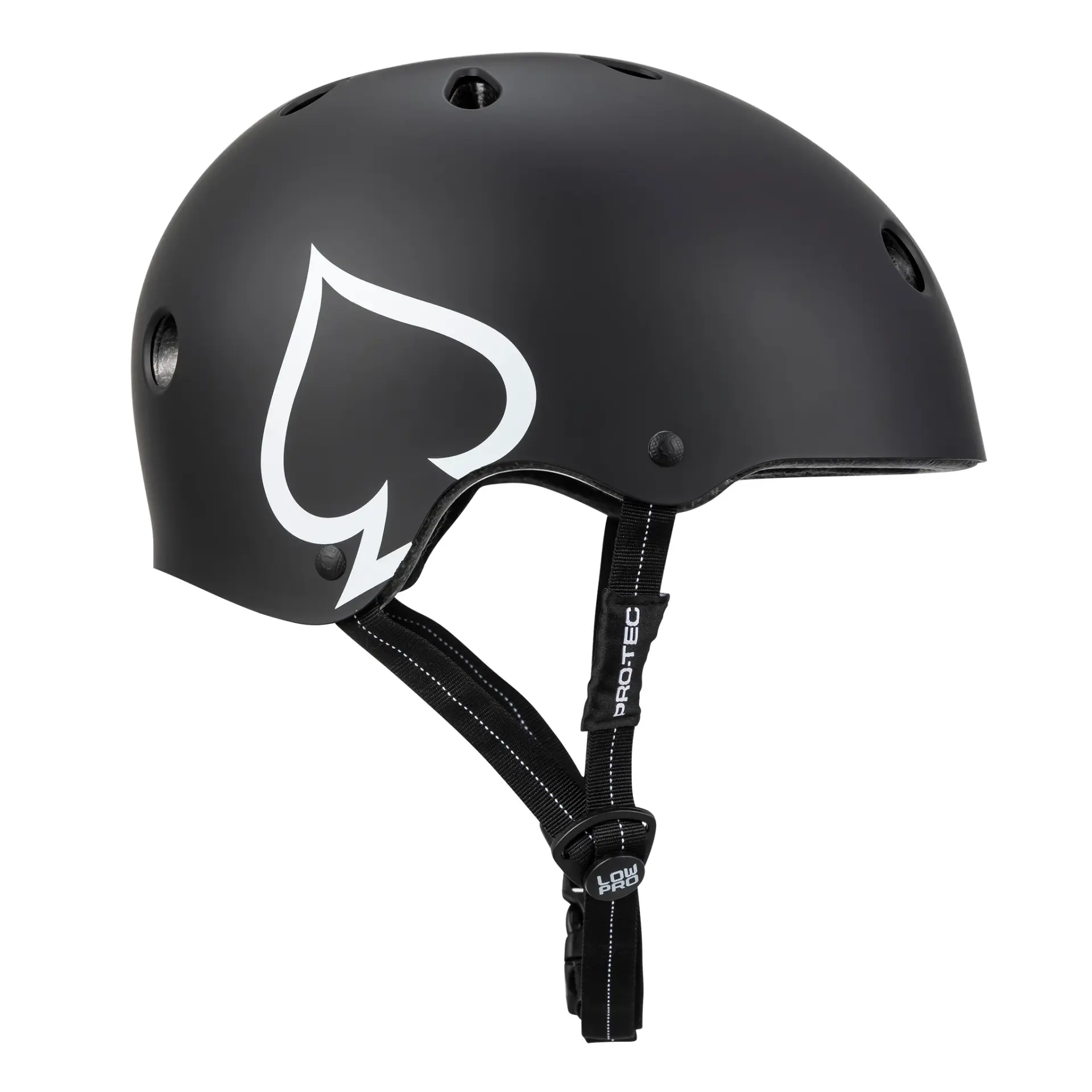 Pro Tec Low Pro Certified Matte Black Kask