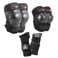 Triple Eight Saver Series Black Dizlik Dirseklik Bileklik Seti