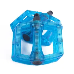 Cult Dak Nylon 9/16 Clear Blue Pedal