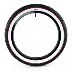 Cult x Vans 18'' x 2.40'' Black White Wall Red Stripe Dış Lastik