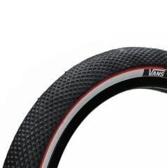 Cult x Vans 18'' x 2.40'' Black White Wall Red Stripe Dış Lastik