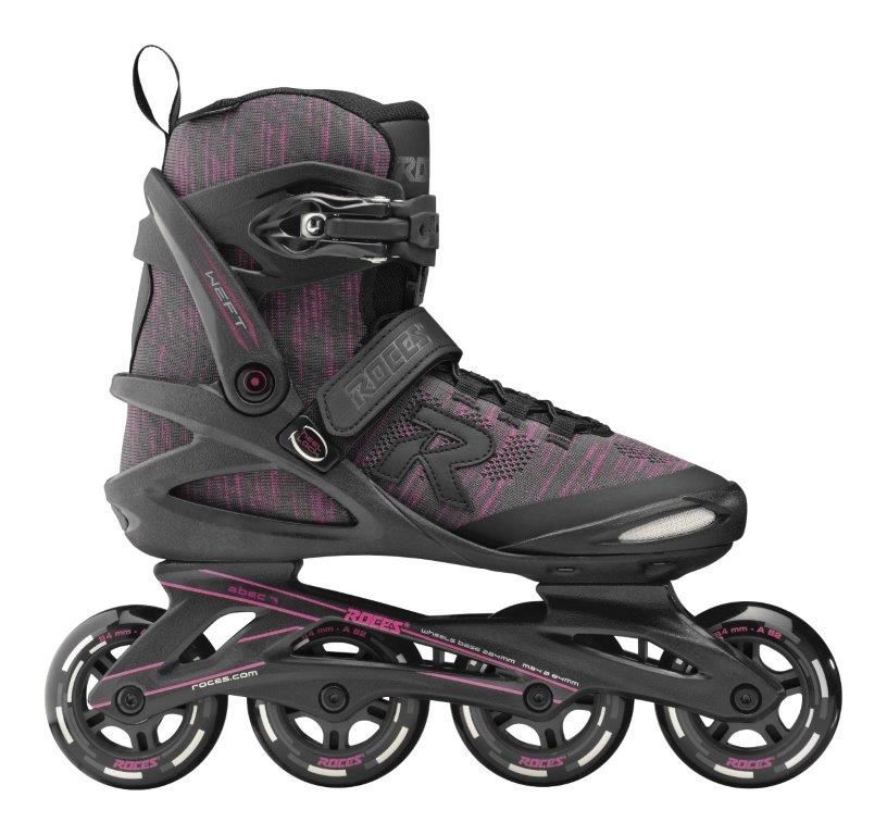Roces Weft Thread Black Fuchsia Fitness Paten