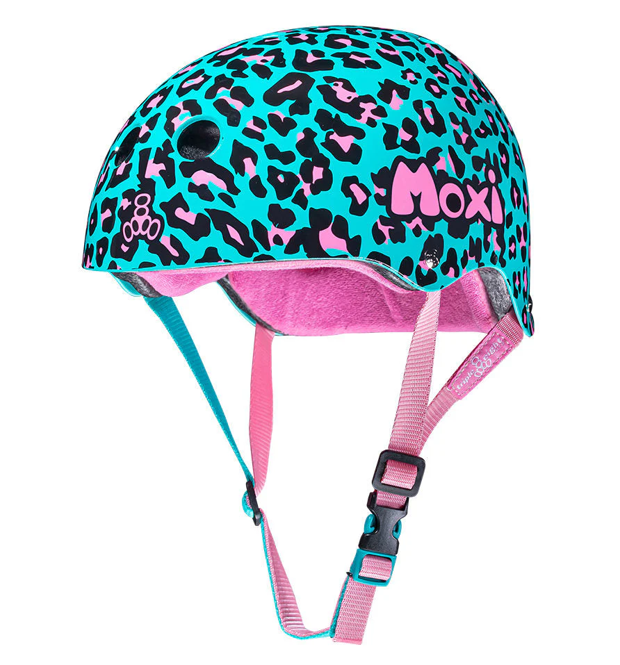 Triple Eight The Certified Sweatsaver Moxi Leopard 2.0 Kask (Yeşil)