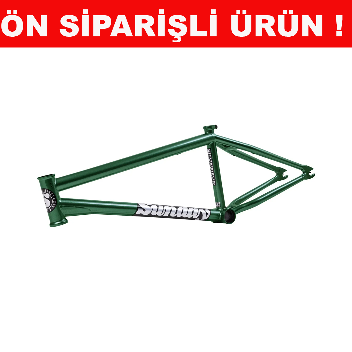 Sunday Silvawave 21'' Metallic Seaweed Green Kadro