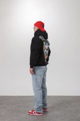 Jacey Jace Siyah Forever Sharp Oversize Kapüşonlu Sweatshirt