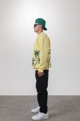 Jacey Jace Açık Sarı JYC Oversize Sweatshirt