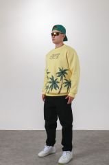 Jacey Jace Açık Sarı JYC Oversize Sweatshirt