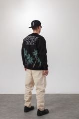 Jacey Jace Siyah JYC Oversize Sweatshirt