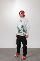 Jacey Jace Ekru JYC Oversize Sweatshirt