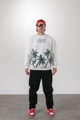 Jacey Jace Ekru JYC Oversize Sweatshirt