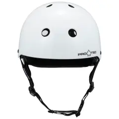 Pro Tec Low Pro CertifiedGloss White Kask