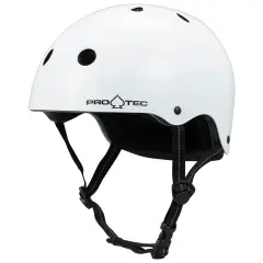 Pro Tec Low Pro CertifiedGloss White Kask